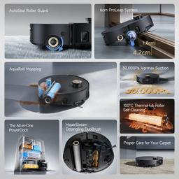 Refurbished Dreame Aqua10 Roller Robot Vacuum Cleaner - Reebelo Ireland