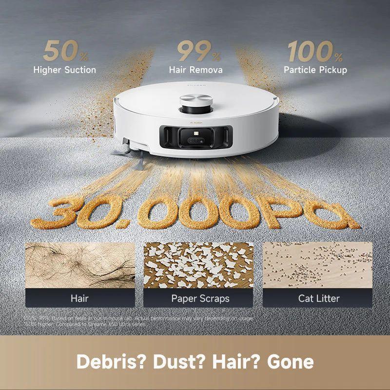 Refurbished Dreame Aqua10 Roller Robot Vacuum Cleaner - Reebelo Ireland