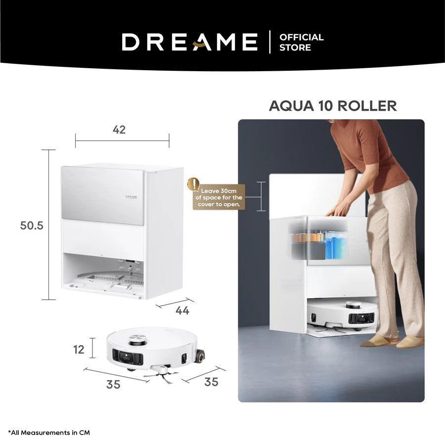 Refurbished Dreame Aqua10 Roller Robot Vacuum Cleaner - Reebelo Ireland