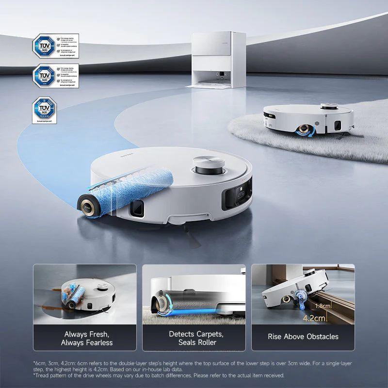 Refurbished Dreame Aqua10 Roller Robot Vacuum Cleaner - Reebelo Ireland