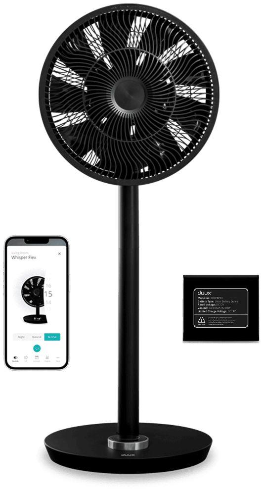 Refurbished Duux Whisper Flex Smart + Battery Pack - Reebelo Ireland