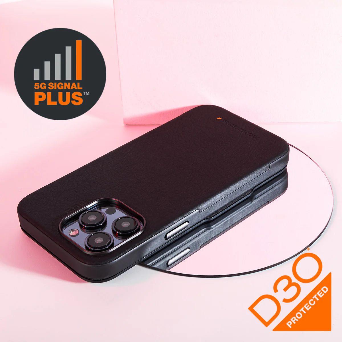 Refurbished EFM Monaco Wallet Phone Case with D3O 5G for iPhone 15 - Reebelo Ireland