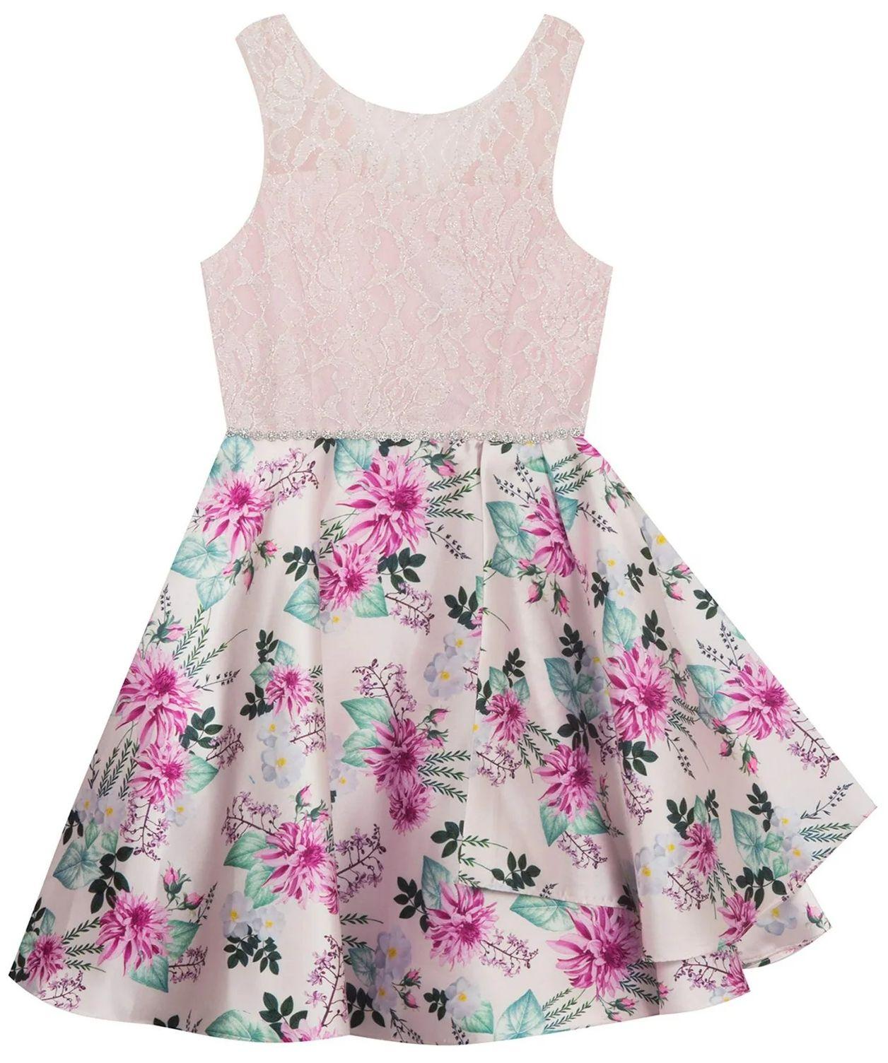 Refurbished Emily Rose Girl's Floral High Low Dress 12 - Reebelo Ireland