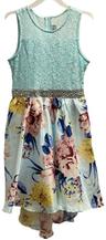 Emily Rose Girl's Floral High Low Dress 12