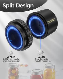 Refurbished Fodmor Mason Jar Electric Vacuum Sealer - Reebelo Ireland