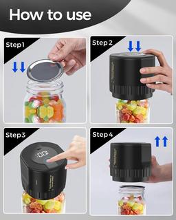 Refurbished Fodmor Mason Jar Electric Vacuum Sealer - Reebelo Ireland