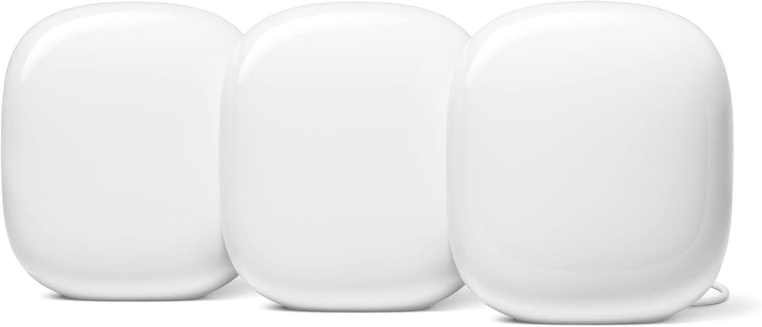 Refurbished Google Nest Wifi Pro 6e AX5400 Mesh Router (3 Pack) - Reebelo Ireland