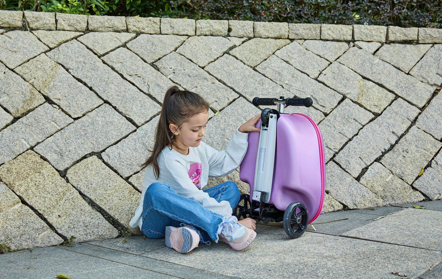 Refurbished GoPowerBike GoVoyage Kids 2-in-1 Luggage Scooter - Reebelo Ireland