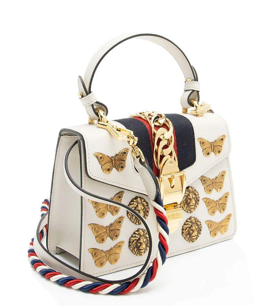 Refurbished Gucci Leather Animal Studs Sylvie Mini Satchel - Reebelo Ireland