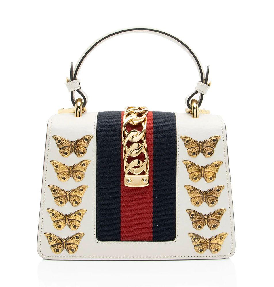Refurbished Gucci Leather Animal Studs Sylvie Mini Satchel - Reebelo Ireland