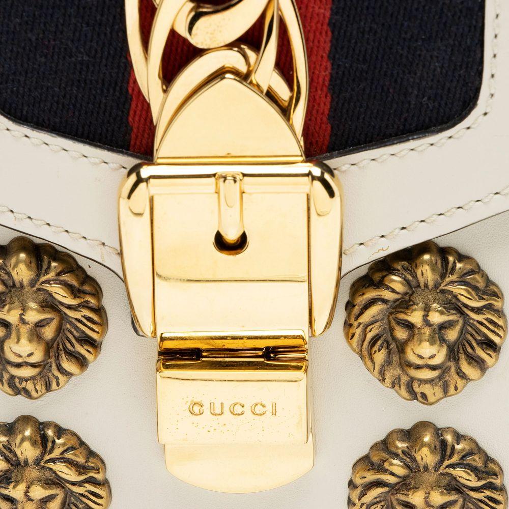 Refurbished Gucci Leather Animal Studs Sylvie Mini Satchel - Reebelo Ireland