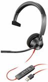 Poly Blackwire 3310 USB-A  Mono Wired Headset