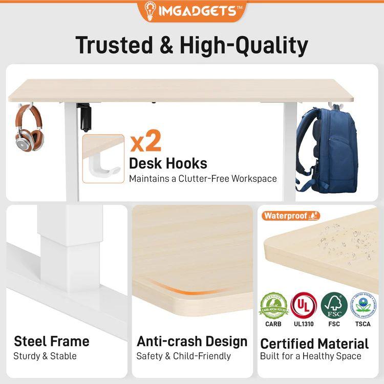 Refurbished IMGadgets Standing Electric Adjustable Desk 40" x 24" - Reebelo Ireland