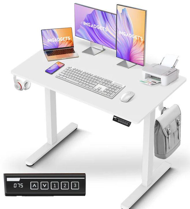 Refurbished IMGadgets Standing Electric Adjustable Desk 40" x 24" - Reebelo Ireland