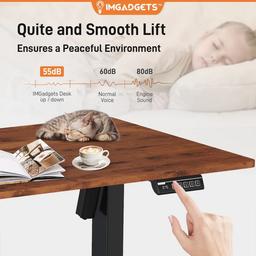 Refurbished IMGadgets Standing Electric Adjustable Desk 47" x 24" - Reebelo Ireland