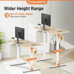 Refurbished IMGadgets Standing Electric Adjustable Desk 47" x 24" - Reebelo Ireland