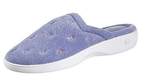 Refurbished Isotoner Bedroom Slip-On with Enhanced Heel Cushion - Reebelo Ireland