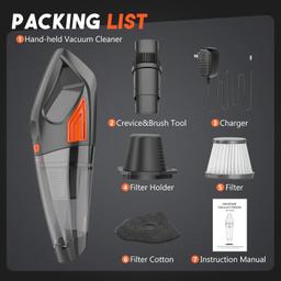 Refurbished Jeshow SL81B Handheld Vacuum Cordless Car Vacuum - Reebelo Ireland