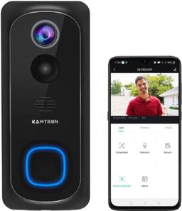 Refurbished Kamtron 32GB Smart Home Video Doorbell  - Reebelo Ireland