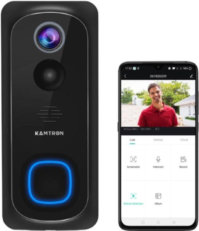 Refurbished Kamtron 32GB Smart Home Video Doorbell  - Reebelo Ireland