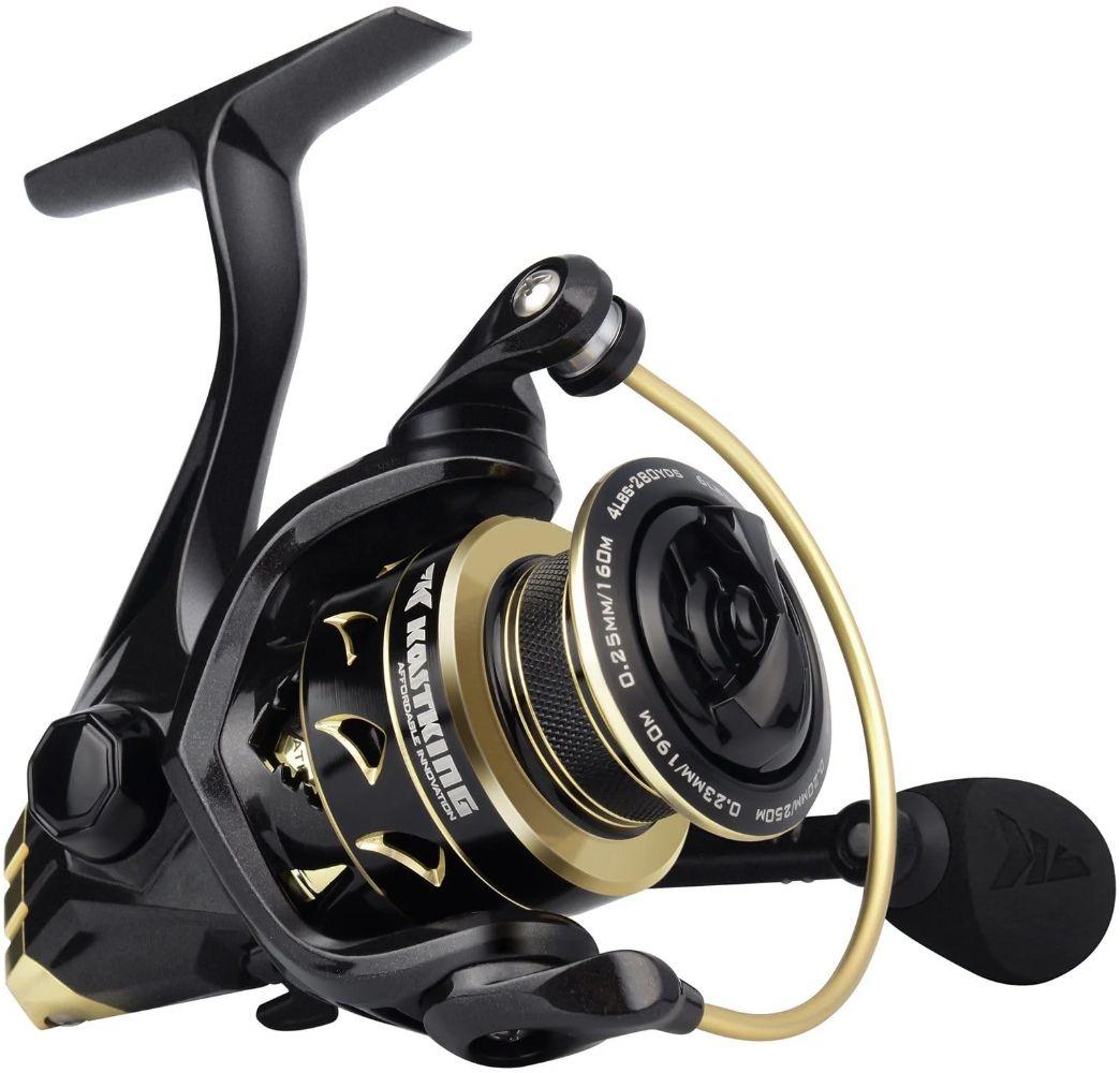 Refurbished KastKing 1000 Valiant Eagle Spinning Reel Gold - Reebelo Ireland