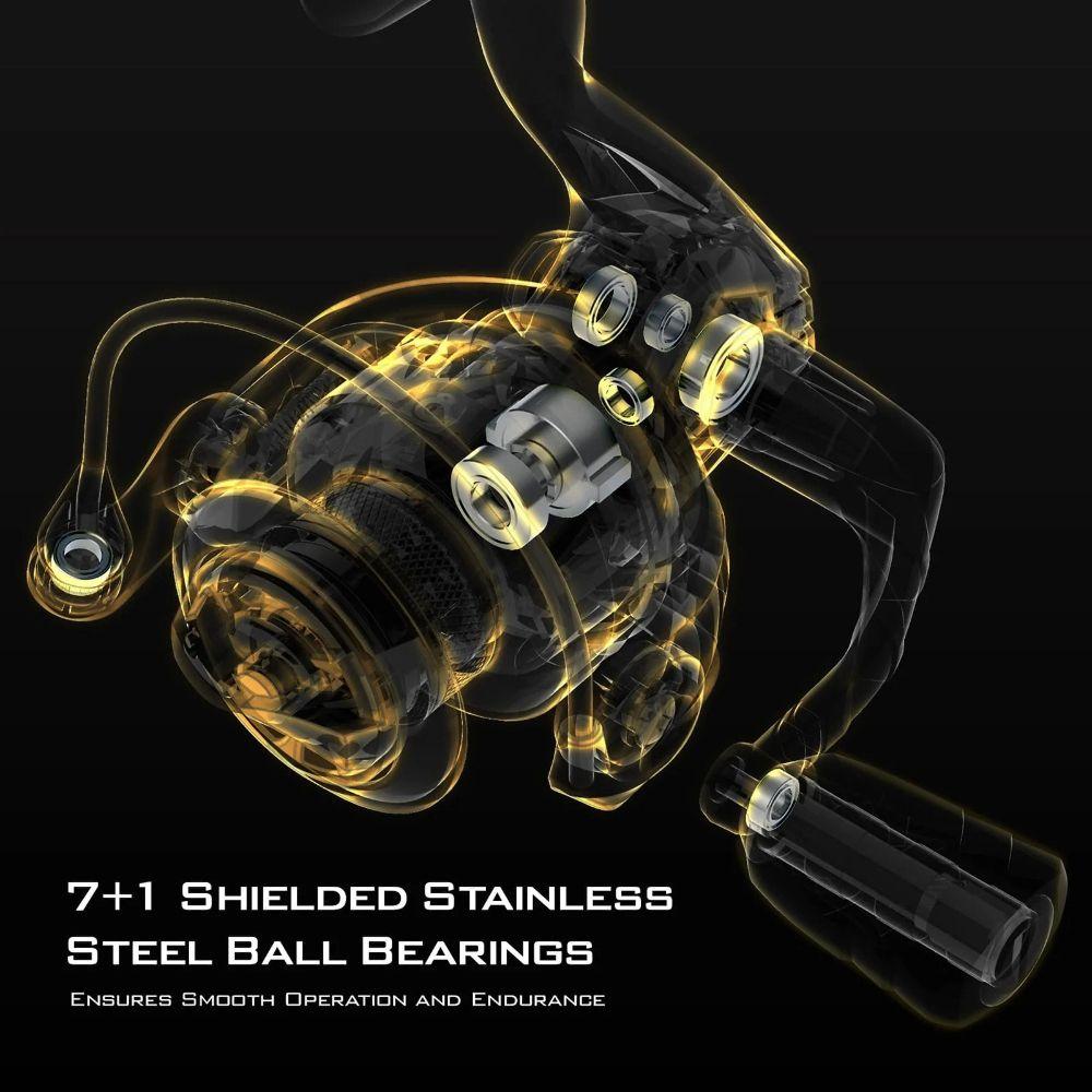 Refurbished KastKing 1000 Valiant Eagle Spinning Reel Gold - Reebelo Ireland
