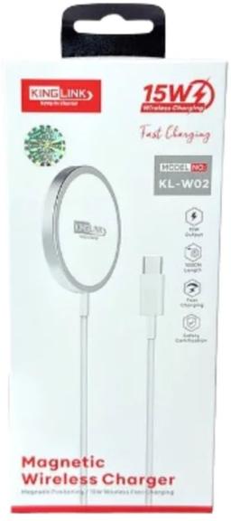 Refurbished Kinglink KLW02 15W Magnetic Wireless Charger Pad (1M) - Reebelo Ireland