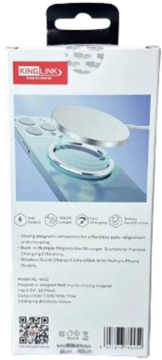 Refurbished Kinglink KLW02 15W Magnetic Wireless Charger Pad (1M) - Reebelo Ireland