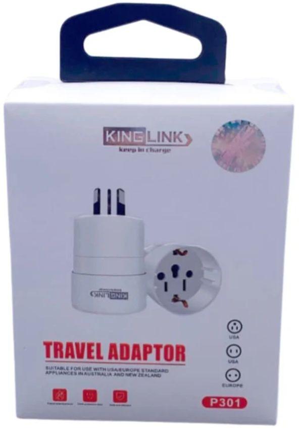 Refurbished Kinglink Travel Adapter P301 Wall Plug (US / EU to NZ / AU) - Reebelo Ireland