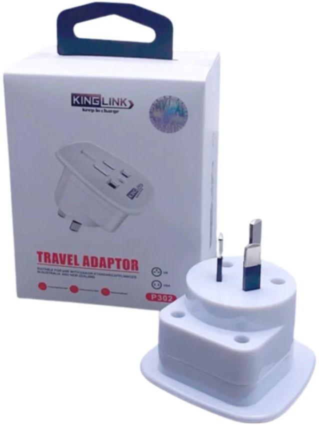 Refurbished Kinglink Travel Adapter P302 Wall Plug (US / UK to NZ / AU) - Reebelo Ireland