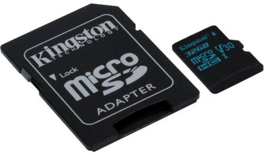 Refurbished Kingston Canvas Go! microSD card with SD Adapter - Reebelo Ireland