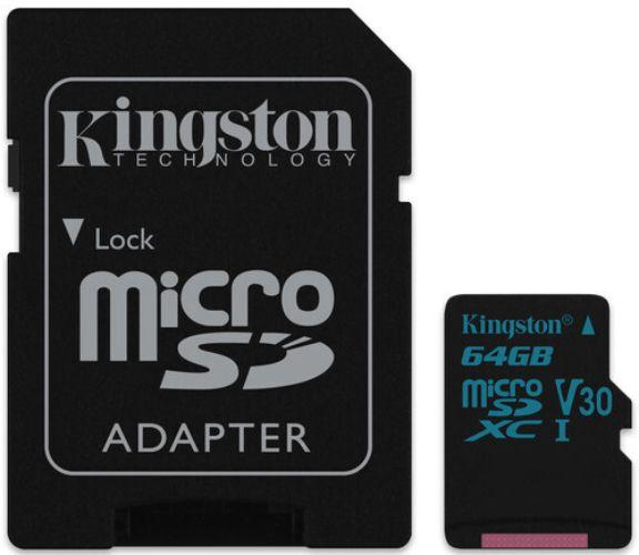 Refurbished Kingston Canvas Go! microSD card with SD Adapter - Reebelo Ireland