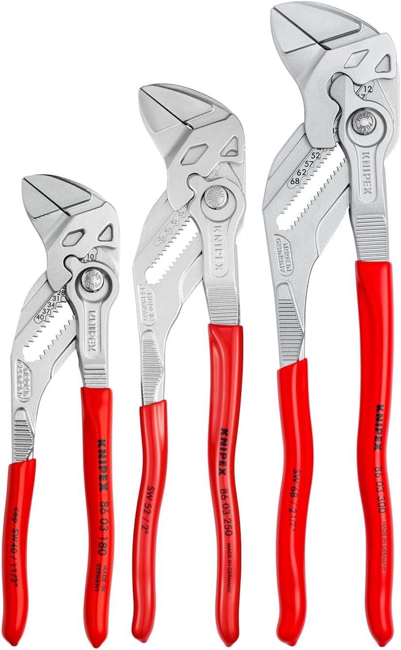 Refurbished Knipex 00 20 06 US2 3Pcs Pliers Wrench Set - Reebelo Ireland