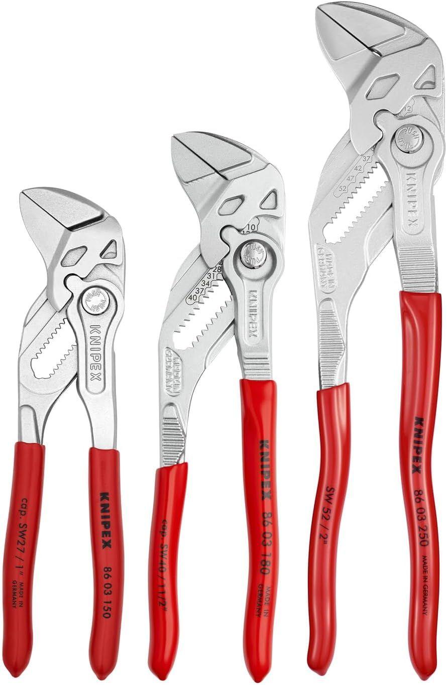 Refurbished Knipex 9K 00 80 45 US 3 Pcs Pliers Wrench Set - Reebelo Ireland