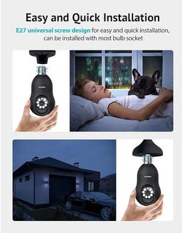 Refurbished LaView Wireless Bulb Security Camera 360° LV-PWL2 - Reebelo Ireland