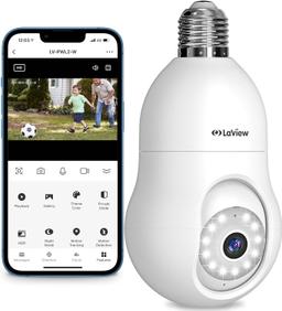 Refurbished LaView Wireless Bulb Security Camera 360° LV-PWL2 - Reebelo Ireland