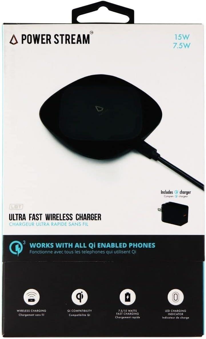 Refurbished LBT 15W Wireless Charging Pad with AC Power Adapter - Reebelo Ireland