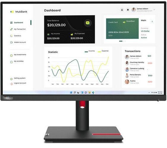 Refurbished Lenovo ThinkVision T23i-30 23" Monitor - Reebelo Ireland