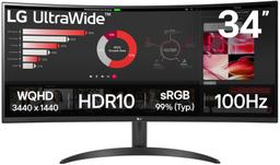 Refurbished LG 34WR50QK-B Curved UltraWide QHD Monitor 34" - Reebelo Ireland
