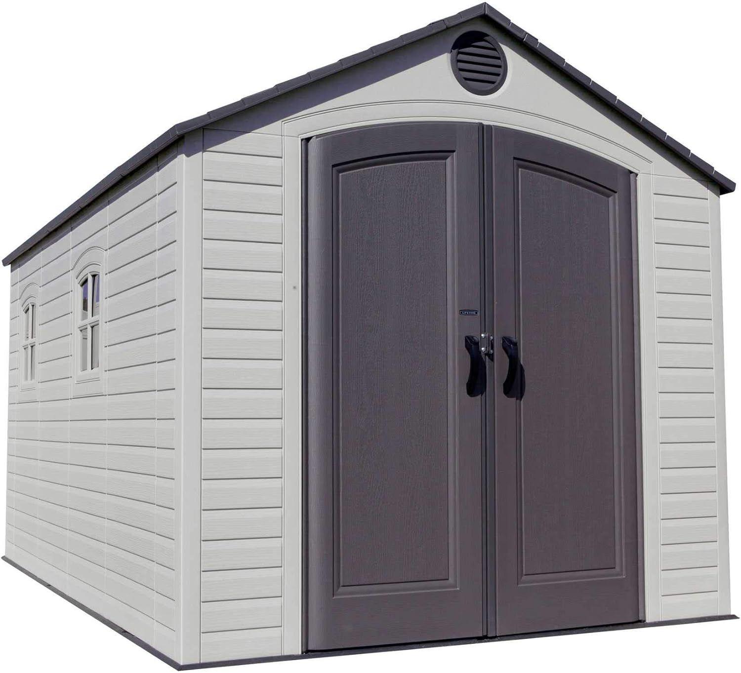 Refurbished Lifetime 6402 8 ft. x 12.5 ft. Resin Outdoor Storage Shed - Reebelo Ireland