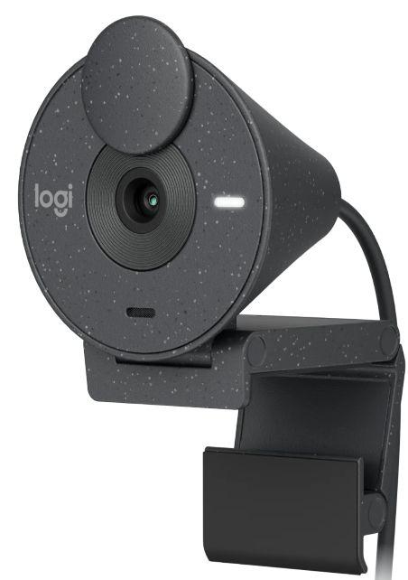 Refurbished Logitech Brio 300 USB-C Webcam with Privacy Shutter - Reebelo Ireland