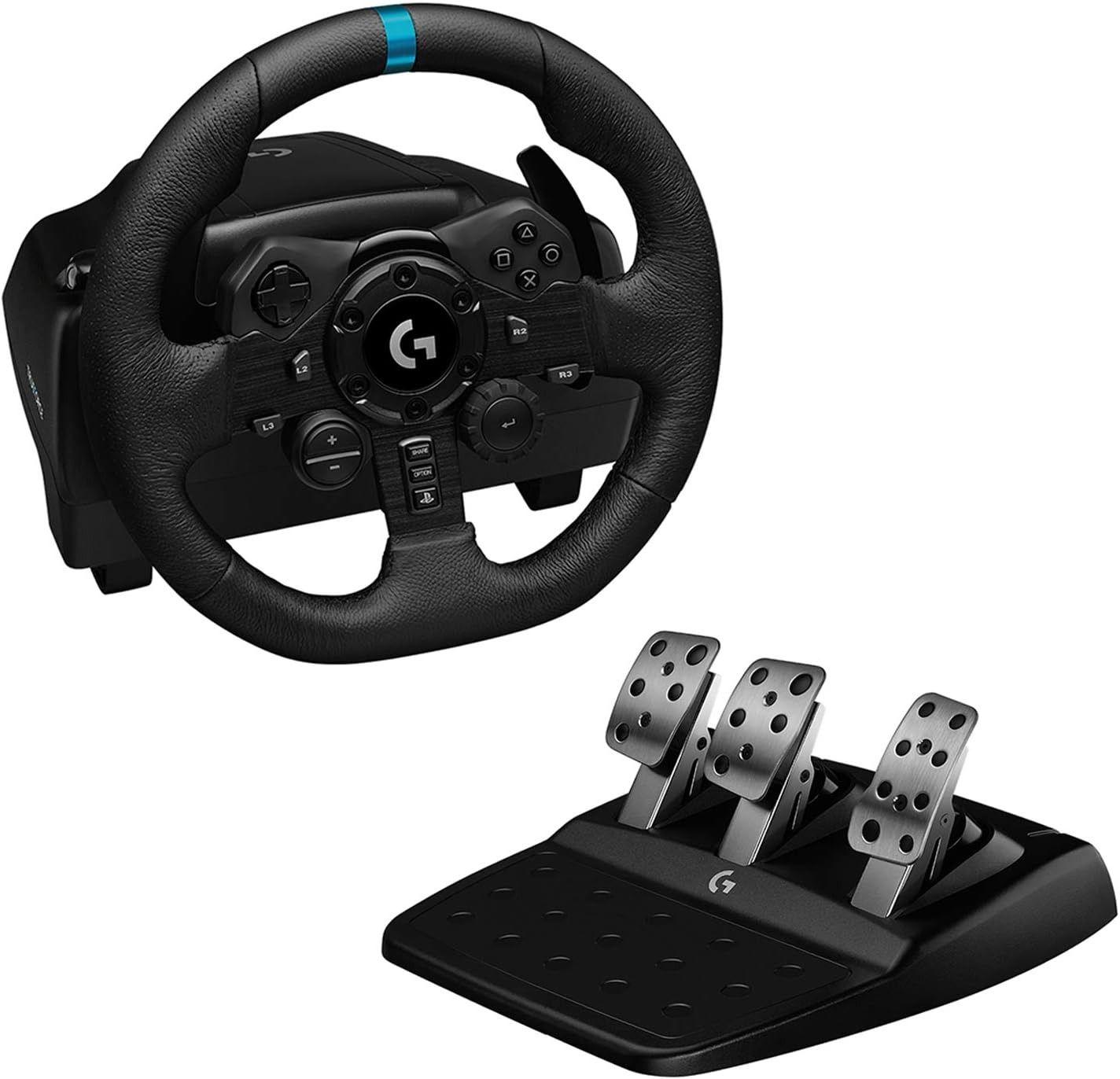 Refurbished Logitech Racing Wheel and Pedals G923 for PS5 or PS4 and PC - Reebelo Ireland