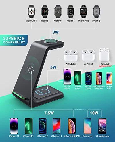 Refurbished Lovis 3in1 Fast Charging Wireless Charging Station  - Reebelo Ireland