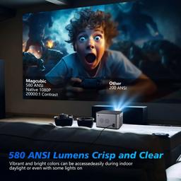 Refurbished Magcubic HY350 Pro 580 ANSI 4K 1080P WiFi 6 Projector - Reebelo Ireland