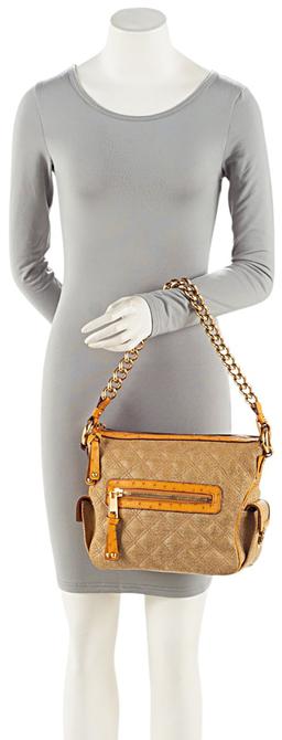 Refurbished Marc Jacobs Coated Canvas Ostrich Stam Hobo - Reebelo Ireland