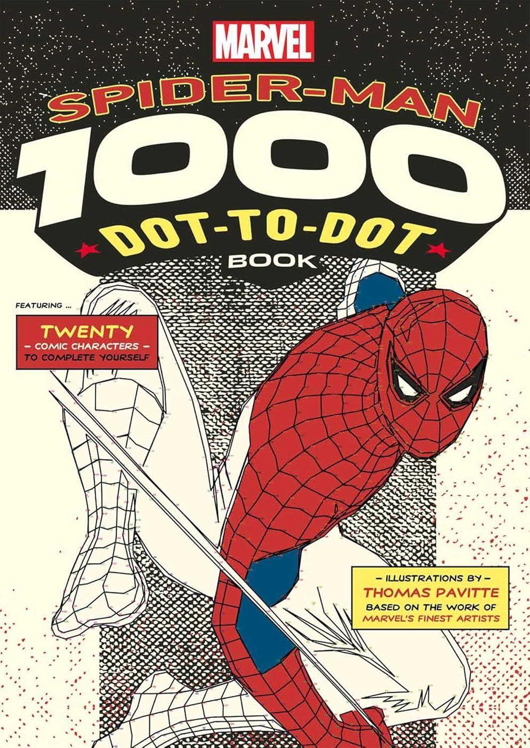 Refurbished Marvel: Spider-Man1000 dot-to-dot book by Thoms Pavtte - Reebelo Ireland
