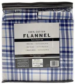 Refurbished Member's Mark 100% Cotton 4pc Flannel Sheets Twin Set - Reebelo Ireland