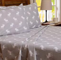 Refurbished Member's Mark 100% Cotton 6pc Flannel Sheets King Set - Reebelo Ireland