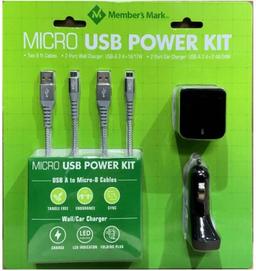 Refurbished Member's Mark Micro USB Power Kit - Reebelo Ireland