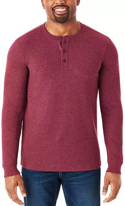 Refurbished Member's Mark Thermal Henley - Reebelo Ireland